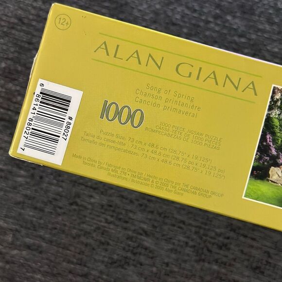 Alan Giana 2005‎ "Song of Spring" 1000pc Jigsaw Puzzle - Picture 3 of 4